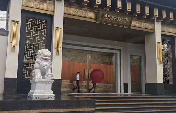 房地產銅門，小區銅門，售樓部銅門